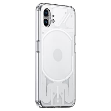 SKALO Nothing Phone (1) Stødsikker Clear Hybrid Cover - Gennemsigtig
