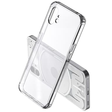SKALO Nothing Phone (1) Stødsikker Clear Hybrid Cover - Gennemsigtig