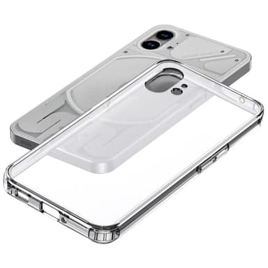 SKALO Nothing Phone (1) Stødsikker Clear Hybrid Cover - Gennemsigtig