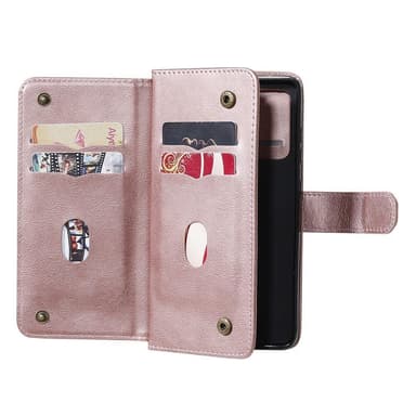 SKALO Samsung A52/A52s 10-RUM Flip Cover - Rosa guld