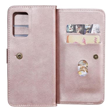 SKALO Samsung A52/A52s 10-RUM Flip Cover - Rosa guld