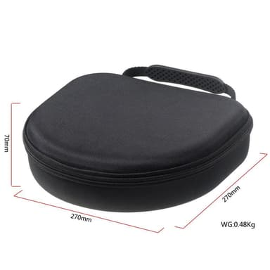 SKALO AirPods Max Beskyttende taske med håndtag - Sort