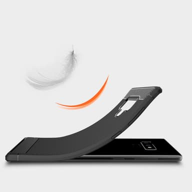 SKALO Samsung Note 9 Armor Carbon Stødsikker TPU-cover - Blå