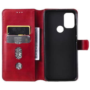 SKALO Moto G20/G30 Classic Pungetui - Rød