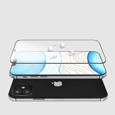 SKALO iPhone 12 Mini FULL-FIT Hærdet Glas Skærmbeskyttelse