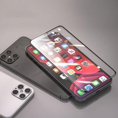 SKALO iPhone 12 Mini FULL-FIT Hærdet Glas Skærmbeskyttelse