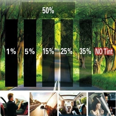 Bilvinduesfilm Rulle Solbeskyttelse Køretøjs Solfilm - 5 Procent