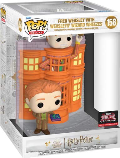 Funko Pop! Deluxe Fred Weasley med Weasleys Wizard Wheezes