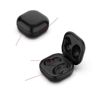 Dock til Samsung Galaxy Buds Live Earbuds Opladerrum Opladerkabel