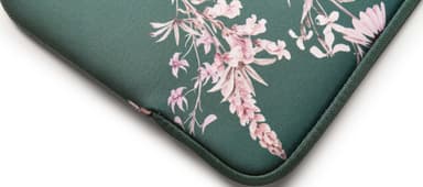 KEEP 13,3'' neopren sleeve til bærbar computer (Power Green Flower)