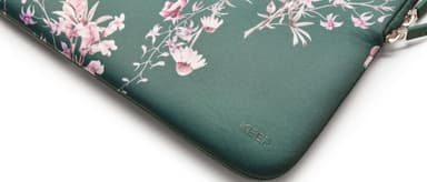 KEEP 13,3'' neopren sleeve til bærbar computer (Power Green Flower)