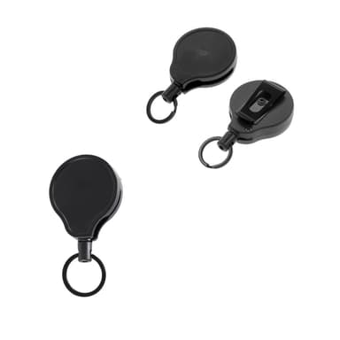 Udtrækkelig nøglering ID badge holder 3 pakker