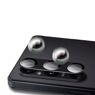 Anti-ridse kameralinsebeskytter til Sony Xperia 10 IV Sort