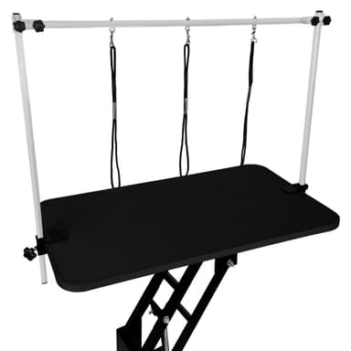 Sort Hydraulisk Plejebord - Sort Bordplade