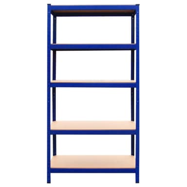 9 x T-Rax Blå Metal Racking Enheder 90cm x 45cm x 180cm