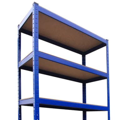 9 x T-Rax Blå Metal Racking Enheder 90cm x 45cm x 180cm