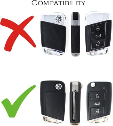 Bilnøglekasse til Golf 7/Lingdu/New Octavia/Karoq/Kodiak/Komik/Yedi Brun
