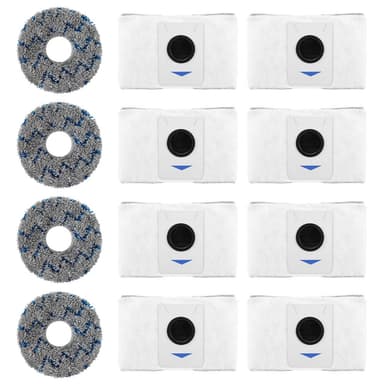 Støvposer moppepuder til Ecovacs X1, X1S Pro, T10, T10S Pro, T20 Pro, T20 Max