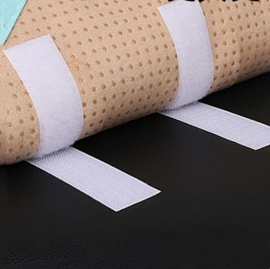 Sammenlåsende tape monteringstape til tæppe, sofapuder 8-par Hvid 100 x 150 mm