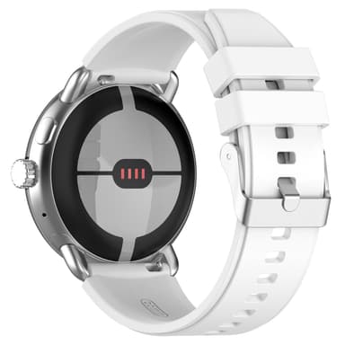 Silikone-armbåndsrem der er kompatibelt med Google Pixel Watch 1/2 Hvid