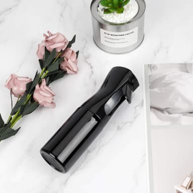 200 ml sprayflaske til hårstyling, rengøring, planter Sort
