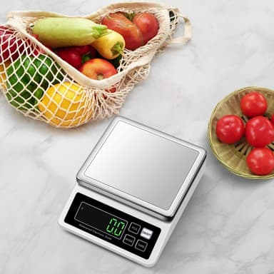 Elektronisk genopladelig vægt 15 kg/0,1 g