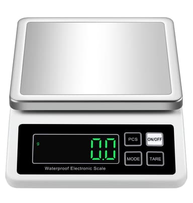 Elektronisk digital vægt Hvid 3 kg/0,1 g