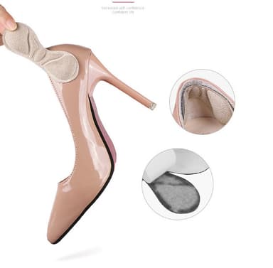 Butterfly Heel Grip Hælpuder 1 par Beige