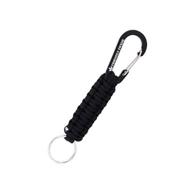 Paracord nøglering Sort