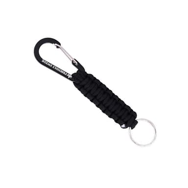 Paracord nøglering Sort