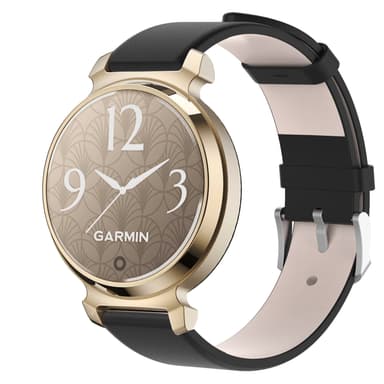 Læderurrem til Garmin Lily 2 Sort