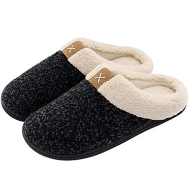 Varme komfortable hjemmesko med memory foam M