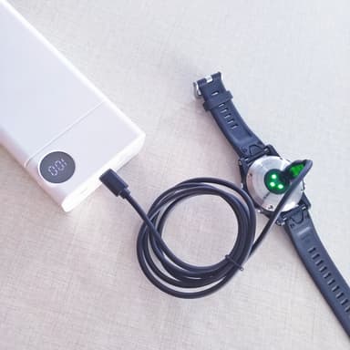 USB-C Smartwatch ladekabel Sort