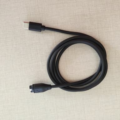 USB-C Smartwatch ladekabel Sort