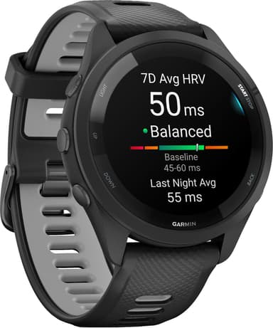 Garmin Forerunner 265 sportsur (sort)