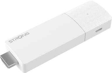 Strong Google TV Stick 4K UHD streaming-enhed (hvid)