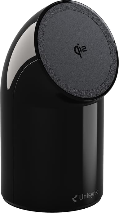 Unisynk Stand2 Qi2 wireless desk charger (black)