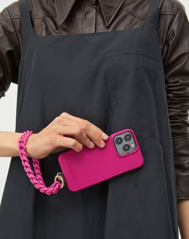 Phone Wristlet Strap Hyper Pink