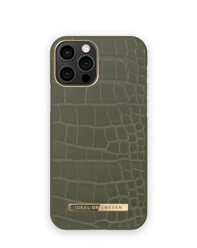 Atelier Case iPhone 12/12P Khaki Croco