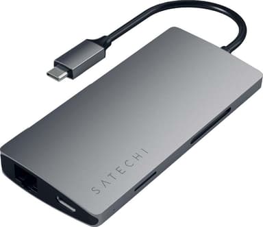 Satechi USB-C 4K Ethernet V2 Multiport USB-hub (Space Grey)