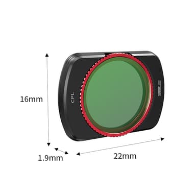 STARTRC CPL-filtre Single til DJI Osmo Pocket 3 Sort