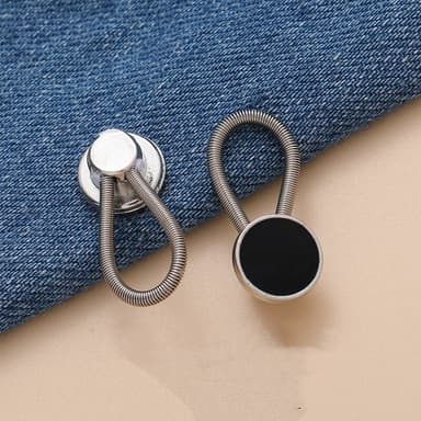 12-paks taljeforlænger til jeans - ingen syknapforlænger 10 mm