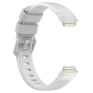Silikone urarmbåndsarmbånd i tofarvet rem til Fitbit Inspire 3 Lysegrå