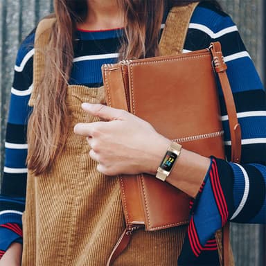 Fitbit Charge 5 armbånd i rustfrit stål guld