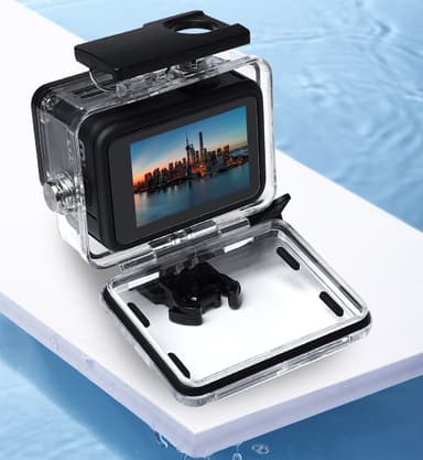 GoPro Hero 9 vandtæt cover med tilbehør Gennemsigtig