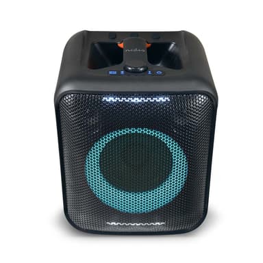 Nedis Bluetooth® Party Speaker | Maksimal batteritid: 5 timer | 150 W | Bærehåndtag | Fest lys | Kan parres | Equalizer | Orange / Sort