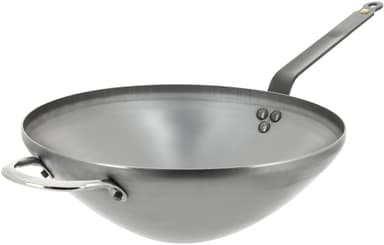 De Buyer Mineral B Element wokpande, kulstofstål, 40 cm
