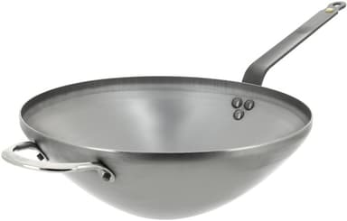 De Buyer Mineral B Element wokpande, kulstofstål, 40 cm