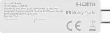 Strong Google TV Stick 4K UHD streaming-enhed (hvid)