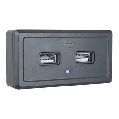 Biloplader Ladepanel med 2 USB-stik